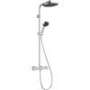 Купить душевая система тропический душ лейка с термостатом Hansgrohe 2807800 Activera S Showerpipe 240 1jet EcoSmart из Ecostat Fine Varia, хром в Киеве vannaja.kiev.ua