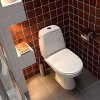 Унитаз-компакт напольный Kolo Solo S7923200UA косой выпуск с сидением Duroplast Soft close, белый Купить Унитаз-компакт напольный Kolo Solo S7923200UA косой выпуск с сидением Duroplast Soft close, белый в Киеве vannaja.kiev.ua
