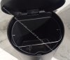 Купить мусорное ведро черное матовое с педалью Decor Walther 0613660 JTE 50, black matt декор вальтэр аксессуары ванной в Киеве vannaja.kiev.ua
