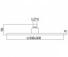 Купить Душевая система Paffoni KITELLE518/MNO Shower скрытого монтажа со смесителем с верхним душем 200 цвет чёрный матовый в Киеве vannaja.kiev.ua