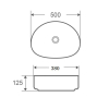Раковина на столешницу Devit Flow 50 x 38 x12.5 см белая, без перелива (DFL3311100W) Купить Раковина на столешницу Devit Flow 50 x 38 x12.5 см белая, без перелива (DFL3311100W) в Киеве vannaja.kiev.ua