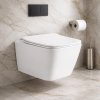 Devit DBS71051111W Balance Square Підвісний безобідковий унітаз з кришкою soft-close, Vortex Flush, білий глянець Купити Devit DBS71051111W Balance Square Підвісний безобідковий унітаз з кришкою soft-close, Vortex Flush, білий глянець в Києві vannaja.kiev.ua