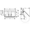 Купить Hansgrohe Держатель туалетной бумаги с крышкой черный матовый AddStoris 41753670 в Киеве vannaja.kiev.ua
