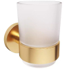 Стакан с настенным держателем devit DFL21010401BG Flow, цвет Brushed Gold PVD (Золото) Купить Стакан с настенным держателем devit DFL21010401BG Flow, цвет Brushed Gold PVD (Золото) в Киеве vannaja.kiev.ua