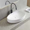 Купить devit Flow (DFL3310100W) Раковина 655х400х125мм на столешницу, без перелива, белая в Киеве vannaja.kiev.ua