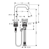 Hansgrohe Tecturis S (73353670) смеситель для раковины на 2 отверстия 150 CoolStart EcoSmart+ со сливным гарнитуром, матовый черный Купить Hansgrohe Tecturis S (73353670) смеситель для раковины на 2 отверстия 150 CoolStart EcoSmart+ со сливным гарнитуром, матовый черный в Киеве vannaja.kiev.ua