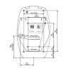 Купить Genwec GW01 40 04 01 Falcon Сушилка для рук, нержавеющая сать брошеная 1,5мм GW01400401 в Киеве vannaja.kiev.ua