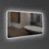 Купить Сенсорное зеркало с подсветкой 100 х 70 см devit 5257101 ACQUA закругленное с тачсенсором и LED в Киеве vannaja.kiev.ua