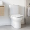 Купить купить унитаз с бачком devit 5810020 Life rомпакт с крышкой soft-close безободковый, Vortex Flush, белый в Киеве vannaja.kiev.ua