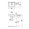 Купить мини умывальник в туалет купить 45 x 34 см Раковина Laufen Pro H8119510001041 (8.1195.1.000.104.1) Умывальник 1 отверстие под кран, белый в Киеве vannaja.kiev.ua