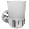 Стаканы для зубных щеток с держателем Devit DFL21010401C Flow, цвет хром Купить Стаканы для зубных щеток с держателем Devit DFL21010401C Flow, цвет хром в Киеве vannaja.kiev.ua