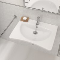 Зеркало подвижное, регулируемый угол наклона Cersanit K97-039 Etiuda 60х60 см для людей с инвалидностью K97039