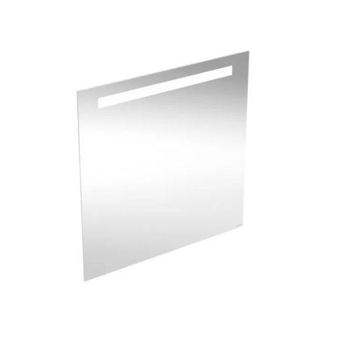 Купить Зеркало для ванны с подсветкой 70 см Geberit 502.806.00.1 Option Basic Square подсветка сверху по горизонтали 502806001 в Киеве vannaja.kiev.ua