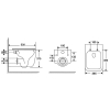 devit DGR0760111W Grid Подвесной безобедочный унитаз с крышкой soft-close, Vortex Flush, белый Купить devit DGR0760111W Grid Подвесной безобедочный унитаз с крышкой soft-close, Vortex Flush, белый в Киеве vannaja.kiev.ua