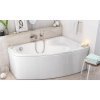 Купить ванная угловая косая Cersanit Sicilia 170x100 см угловая правая S301-098 асимметричная с ножками S301098 в Киеве vannaja.kiev.ua