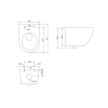 Devit DUN30201111W Universal Подвесной безобедочный унитаз с крышкой soft-close и Vortex Flush, белый Купить Devit DUN30201111W Universal Подвесной безобедочный унитаз с крышкой soft-close и Vortex Flush, белый в Киеве vannaja.kiev.ua