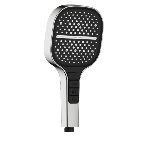 Купить Devit D113030000220BN Flow Ручная лейка квадратная, 3 режима струи, brushed nickel (Никель) в Киеве vannaja.kiev.ua