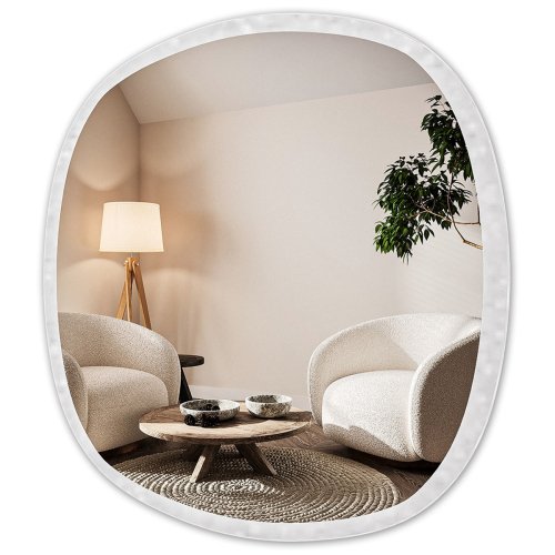 Купить зеркало незапотевающее 70 см devit 4407070 Ovale с тачсенсором, LED подсвидетелем и подогревом 700х700 мм в Киеве vannaja.kiev.ua