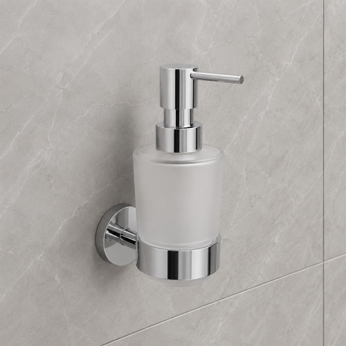 Дозаторы для мыла Devit DFL21010801C Flow Диспенсер для жидкости с держателем, цвет хром Купить Дозаторы для мыла Devit DFL21010801C Flow Диспенсер для жидкости с держателем, цвет хром в Киеве vannaja.kiev.ua