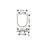 Купить Сидение hansgrohe 60148450 EluPura S Крышка для унитаза soft-close, top fix, белый в Киеве vannaja.kiev.ua