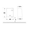 Genwec GW01 14 04 01 Wecflow Сенсорная Сушилка для рук электрическая настенная на 1800Вт, алюминий 255x153x355мм, цвет нержавеющая сталь матовая GW01140401 Купить Genwec GW01 14 04 01 Wecflow Сенсорная Сушилка для рук электрическая настенная на 1800Вт, алюминий 255x153x355мм, цвет нержавеющая сталь матовая GW01140401 в Киеве vannaja.kiev.ua