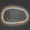 Купить зеркало дуб натуральный в ванну асимметричное 500*800мм LED Dali 551607 Luxury Wood в Киеве vannaja.kiev.ua