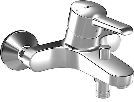 Купить смесители для ванны латунный Hansa 09742173 Twist однорычажный керамический картридж длина излива 17,5 см в Киеве vannaja.kiev.ua