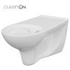 Купить унитаз для инвалидов цена подвесной Киев Cersanit Etiuda K670-002 CLEAN ON (безободковый) людям с ограниченными возможностями K670002 в Киеве vannaja.kiev.ua