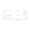 Унітаз компакт підлоговий короткий 61 см Devit DFL2170211W Flow square з кришкою soft-close, Vortex Flush, білий глянець Купити Унітаз компакт підлоговий короткий 61 см Devit DFL2170211W Flow square з кришкою soft-close, Vortex Flush, білий глянець в Києві vannaja.kiev.ua