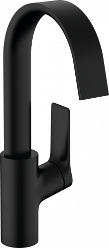 Черный матовый 75030670 Смеситель hansgrohe Vivenis для раковины с сливным гарнитуром однорычажный высокий Купить Черный матовый 75030670 Смеситель hansgrohe Vivenis для раковины с сливным гарнитуром однорычажный высокий в Киеве vannaja.kiev.ua