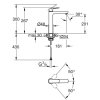Купить Смеситель для умывальника Grohe Cubeo, однорычажный, XL-SiZE, хром (1017290000) в Киеве vannaja.kiev.ua