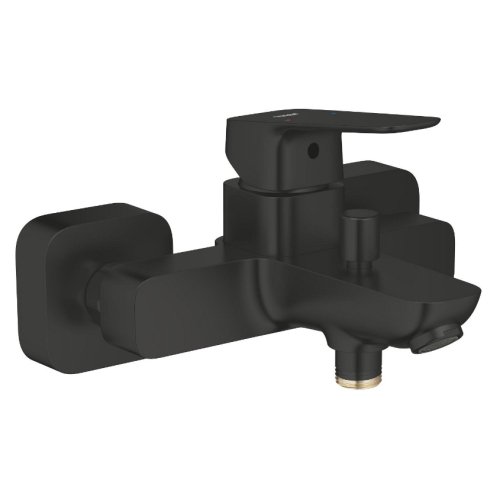 Купить Смеситель для ванны Grohe Cubeo однорычажный настенный черный матовый (1018132430) квадратный в Киеве vannaja.kiev.ua