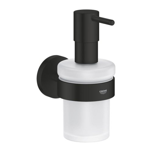 Купить Дозатор жидкого мыла Grohe Essentials, черный матовый (1022572430) в Киеве vannaja.kiev.ua