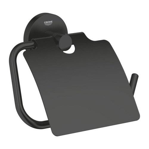 Купить Держатели туалетной бумаги Grohe Essentials, черный матовый (1024652430) в Киеве vannaja.kiev.ua