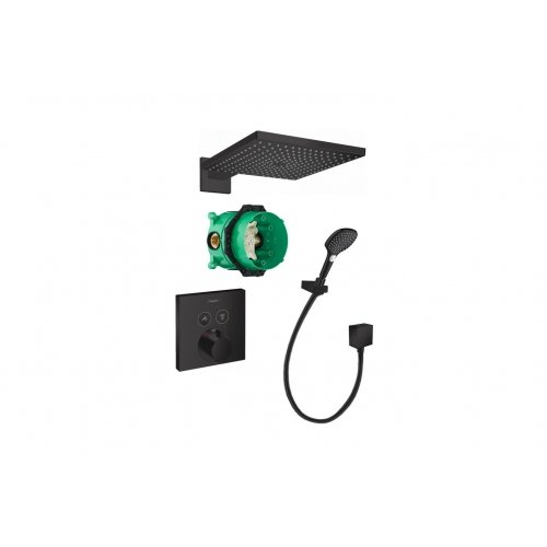 Купить Hansgrohe 1032020 Raindance ShowerSelect Душевая система скрытого монтажа Цвет черный мат готовый Комплект Matt Black (26238670, 15763670)  в Киеве vannaja.kiev.ua