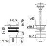 Донный клапан 1042805-00 KLUDI Plus 104280500 для раковин без перелива без возможности закрывания Купить Донный клапан 1042805-00 KLUDI Plus 104280500 для раковин без перелива без возможности закрывания в Киеве vannaja.kiev.ua