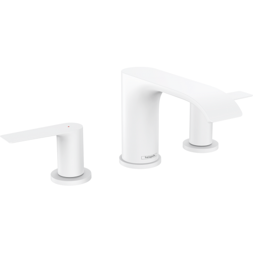 Купить Купить 75033700 Смеситель hansgrohe Vivenis для раковины со сливным гарнитуром белый матовый Врезной на 3 отверствия   в Киеве vannaja.kiev.ua