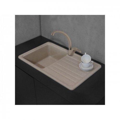 Купити Кухонна мийка пісочного кольору Fancy Marble Versal 109070007 в Києві vannaja.kiev.ua