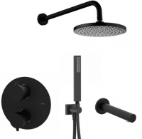 Набор смесителей для ванны термостат Grohe Grohtherm 34567262 выгодная цена на комплект кранов 3 в1 Eurosmart