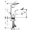 Купить Купить 27267000 + 71100000 Душевая система с термостатом hansgrohe crometta e 240 1jet showerpipe + cмеситель для раковины hansgrohe logis хром однорычажный в Киеве vannaja.kiev.ua