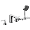 Купить Купить 75444000 Смеситель Hansgrohe Vivenis на борт ванны с душевым гарнитуром хром в Киеве vannaja.kiev.ua