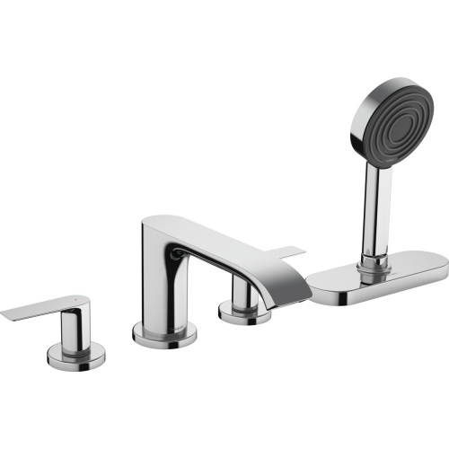 Купить Купить 75444000 Смеситель Hansgrohe Vivenis на борт ванны с душевым гарнитуром хром в Киеве vannaja.kiev.ua