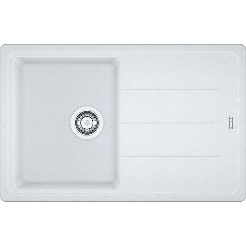 Кухонная мойка Franke Basis BFG 611-78, накладная, оборотная, вентиль+сифон, 78x50, гранит белый (114.0258.042) Купить Кухонная мойка Franke Basis BFG 611-78, накладная, оборотная, вентиль+сифон, 78x50, гранит белый (114.0258.042) в Киеве vannaja.kiev.ua