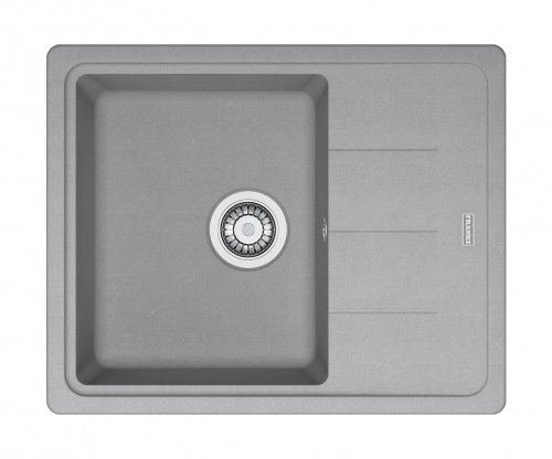 Купити Кухонна мийка Franke 1140565090 Basis BFG 611-62 114.0565.090 врізна прямокутна фраграніт Колір: сірий 62 на 50 см. в Києві vannaja.kiev.ua