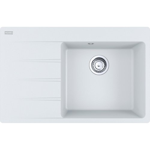 Кухонная мойка Franke Centro CNG 611-78 TL, накладная, крыло слева, 78х50, гранит белый (114.0630.465) Купить Кухонная мойка Franke Centro CNG 611-78 TL, накладная, крыло слева, 78х50, гранит белый (114.0630.465) в Киеве vannaja.kiev.ua