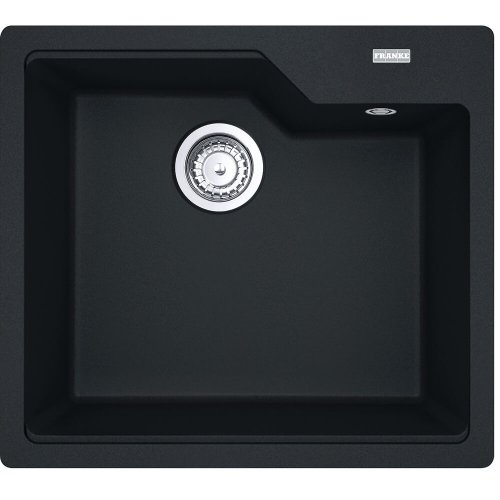 Купити Мийка кухонна Franke UBG 610-56, накладна, 56x50, граніт чорний матовий (114.0701.787) в Києві vannaja.kiev.ua