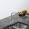Купить Смеситель для кухни 1150529207 Franke Kubus Pull Down Spray 115.0529.207 нержавеющая сталь в Киеве vannaja.kiev.ua