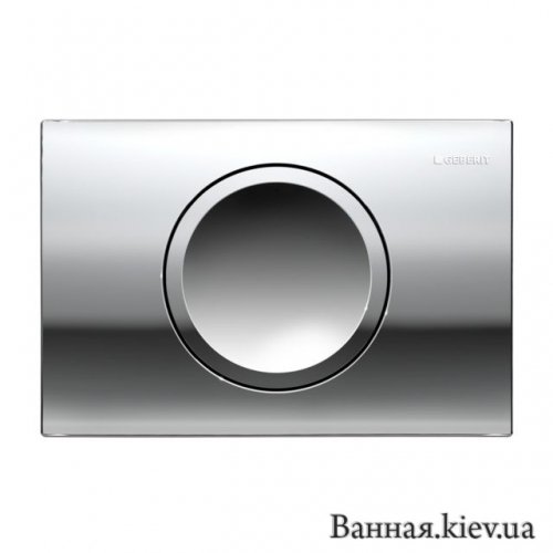 Купить Geberit 115.120.21.1 Delta 11 Клавиша хром Геберит Дельта 11 в Киеве vannaja.kiev.ua