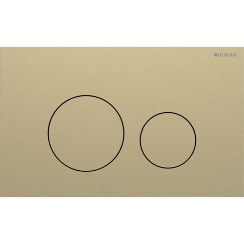 Клавиша смыва Geberit 115628QF1 Sigma40 Round, двойной смыв, нерж.сталь, латунь матовая (115.628.QF.1) Купить Клавиша смыва Geberit 115628QF1 Sigma40 Round, двойной смыв, нерж.сталь, латунь матовая (115.628.QF.1) в Киеве vannaja.kiev.ua