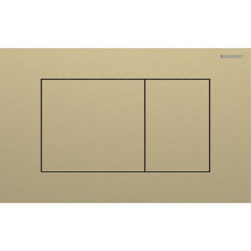 Купить Клавиша смыва Geberit Sigma40 Square, нерж.сталь, латунь матовая (115.629.QF.1) в Киеве vannaja.kiev.ua